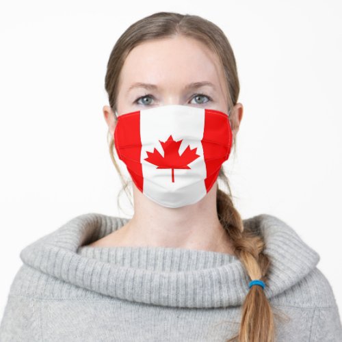 Canada Flag 5 Adult Cloth Face Mask