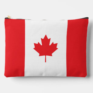 Canada flag accessory pouch