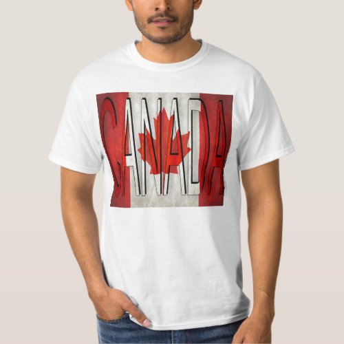 Canada Flag Amazing Fab Maple Leaf T_Shirt