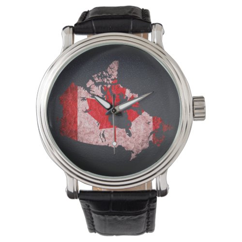 Canada Flag and Map Watch