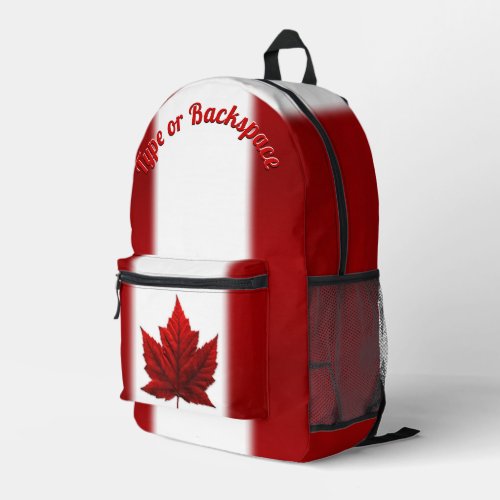 Canada Flag Backpacks Custom Canada Maple Leaf Bag