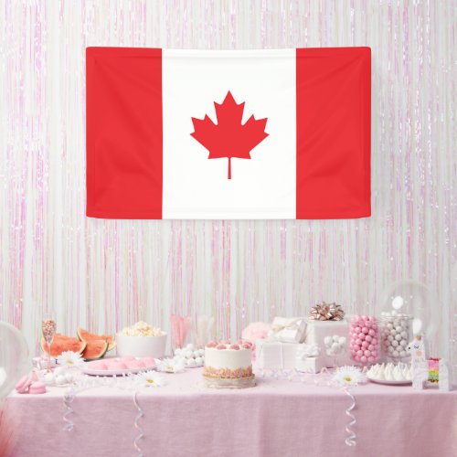 Canada flag banner