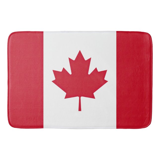Canada Flag Bath Mat (Front)