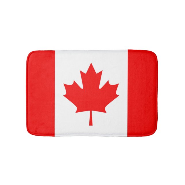 Canada Flag Bath Mat (Front)