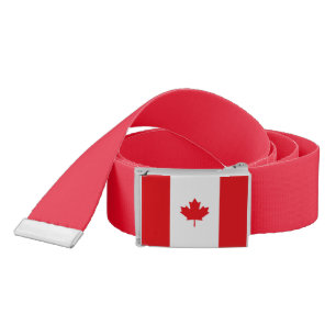 Canada flag belt