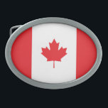 Canada flag belt buckle<br><div class="desc">An ideal gift for all those who are patriotic of their country!</div>