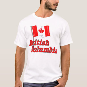Canada Flag - British Columbia T-Shirt