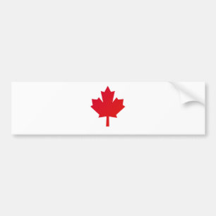 Canada flag bumper sticker