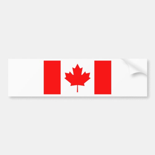 Canada Flag Bumper Sticker