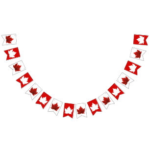 Canada Flag Bunting Banners Canada Souvenir