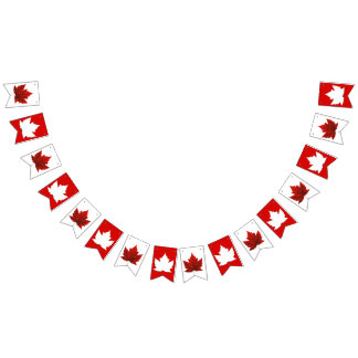 Canada Flag Bunting Banners Canada Souvenir