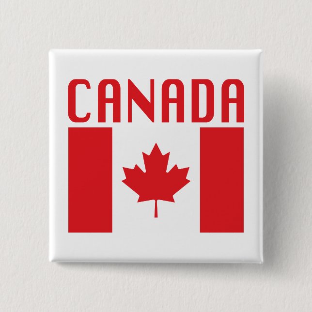 Canada Flag Button (Front)
