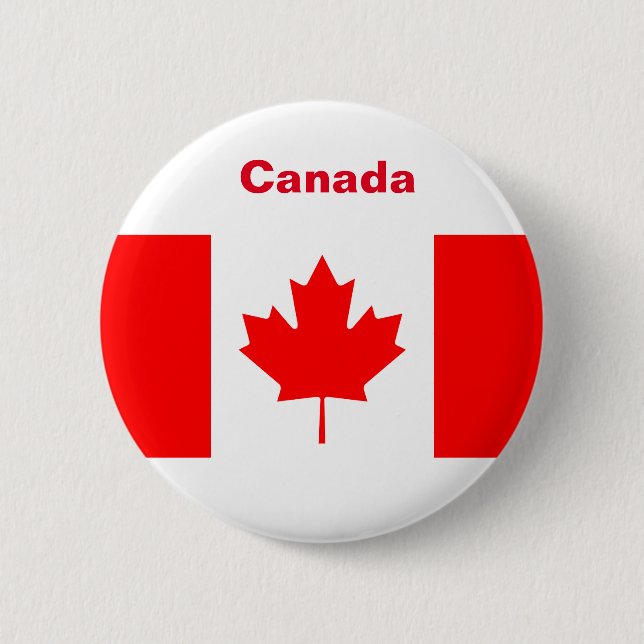 Canada Flag Button (Front)