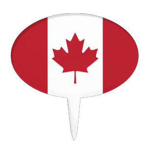 Canada Flag Cake Topper