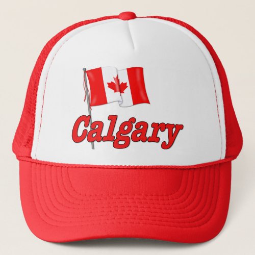 Canada Flag _ Calgary Trucker Hat