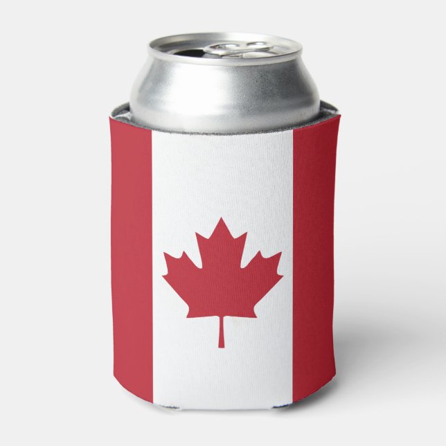 Canada Flag Can Cooler (Can Front)
