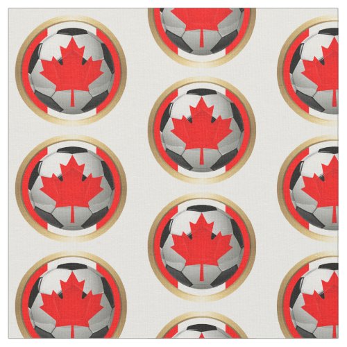 Canada Flag Canadian Soccer Ball Fabric