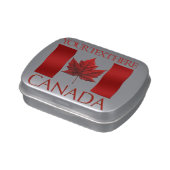 Canada Flag Candy Tin Custom Canada Souvenir Tins (Side)