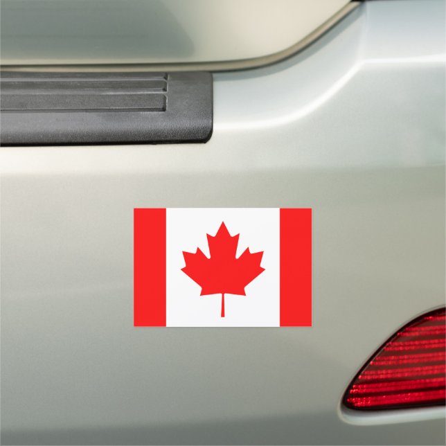 Canada Flag Car Magnet (In Situ)