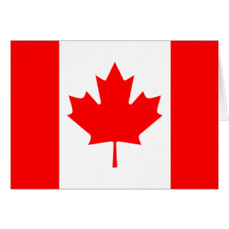 canada flag cards