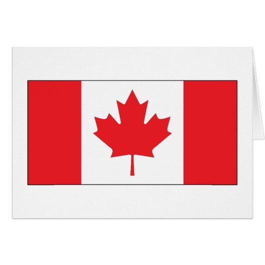 Canada Flag Cards (Front Horizontal)