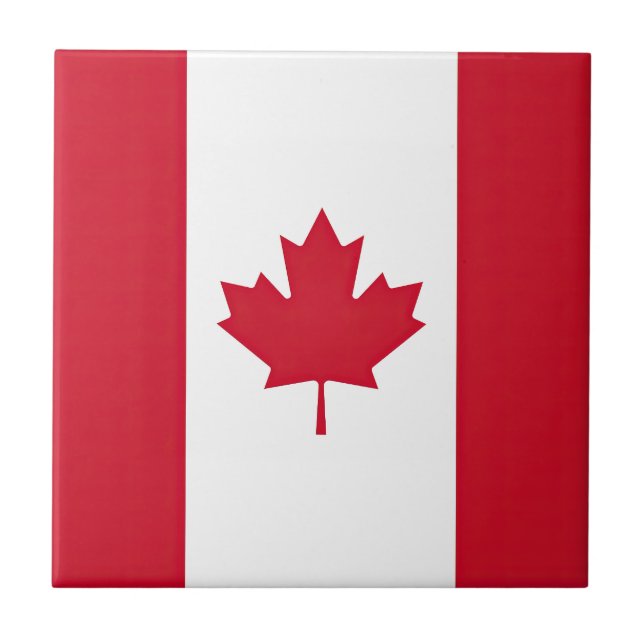 Canada Flag Ceramic Tile (Front)