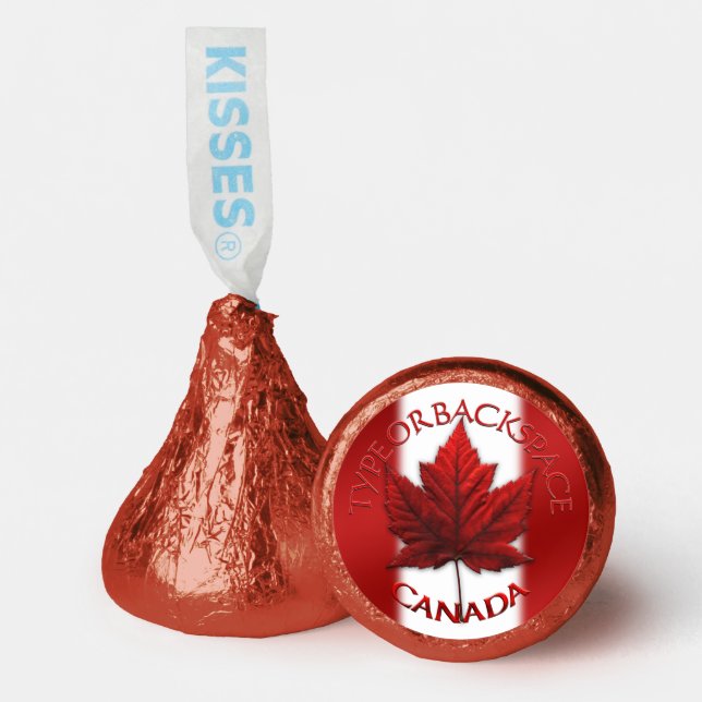 Canada Flag Chocolate Kisses Canada Day Treats Hershey®'s Kisses® (Front)