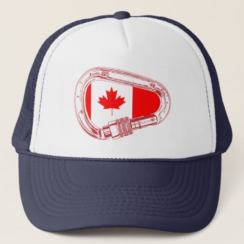 Canada Flag Climbing Carabiner Hat