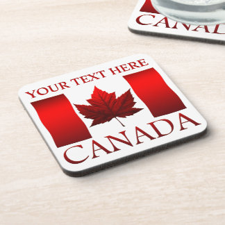 Canada Flag Coasters Personalized Canada Coaster