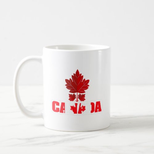Canada Flag Cute Canada Day Maple Leaf   Coffee Mug