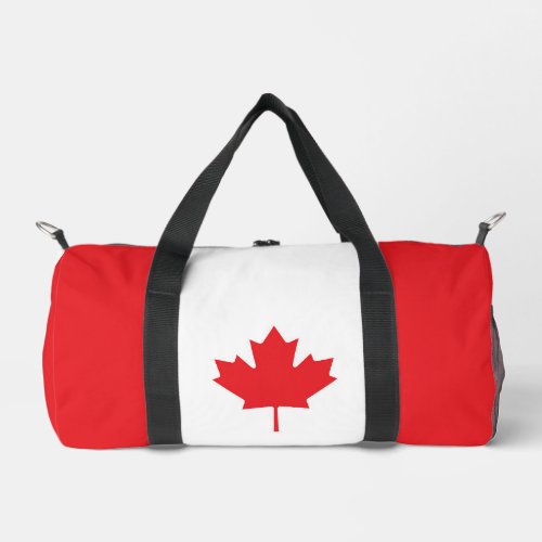 Canada flag duffle bag
