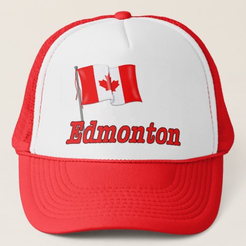 Canada Flag _ Edmonton Trucker Hat
