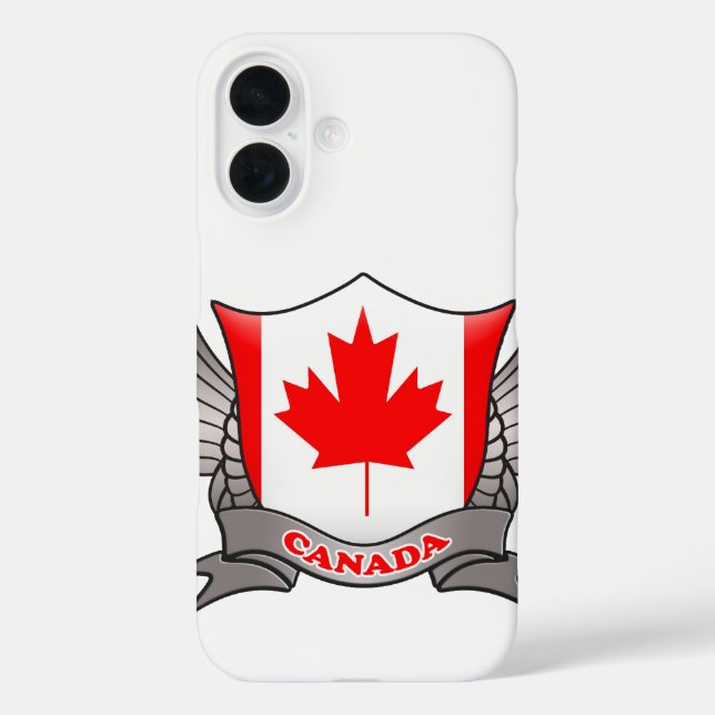Canada Flag Emblem Case-Mate iPhone Case (Back)