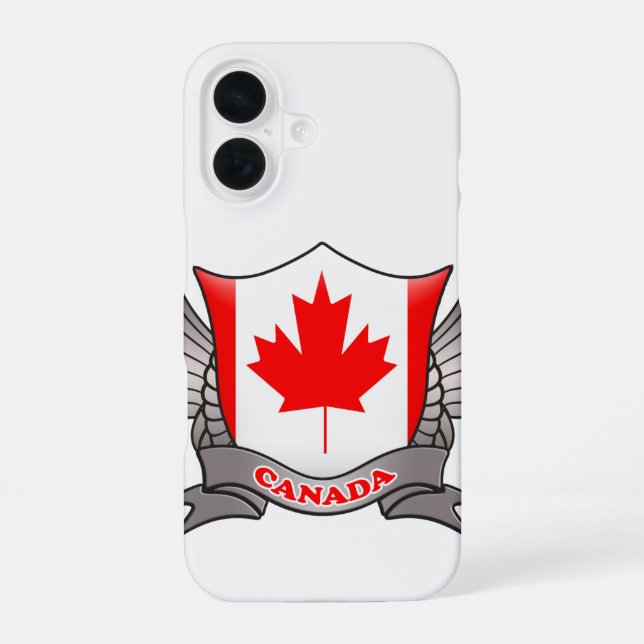 Canada Flag Emblem Iphone Case (Back)