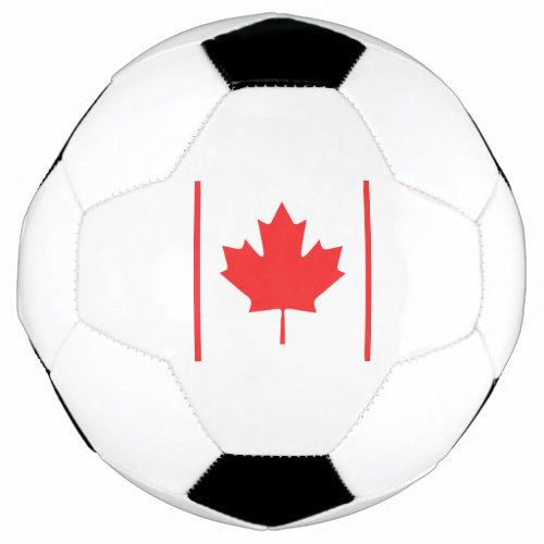 Canada Flag Emblem Soccer Ball