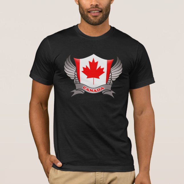 Canada Flag Emblem T-Shirt (Front)