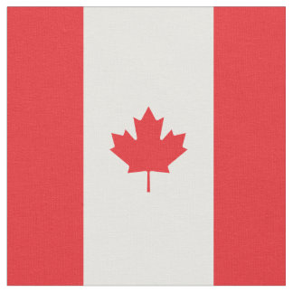 Canada flag fabric
