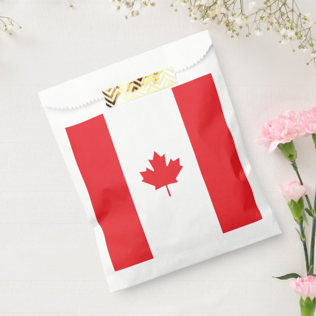 Canada flag favor bag (Sealed)