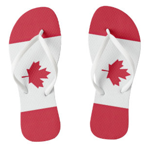 Canada Flag Flip Flops