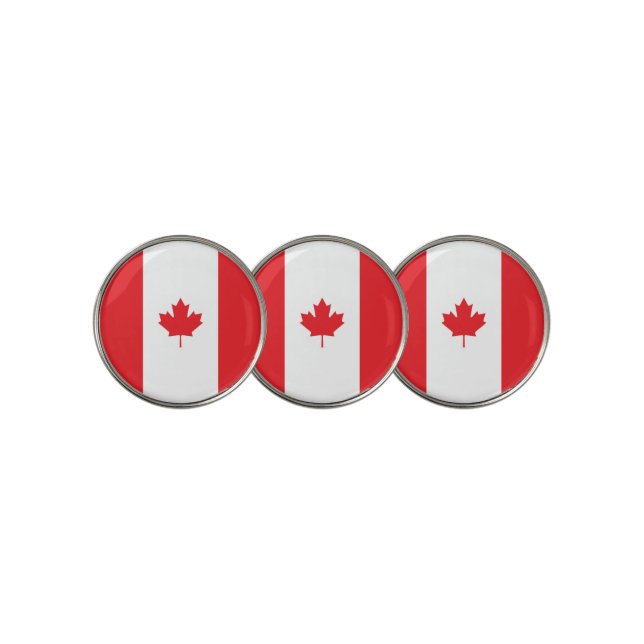Canada flag golf ball marker (3 Up)