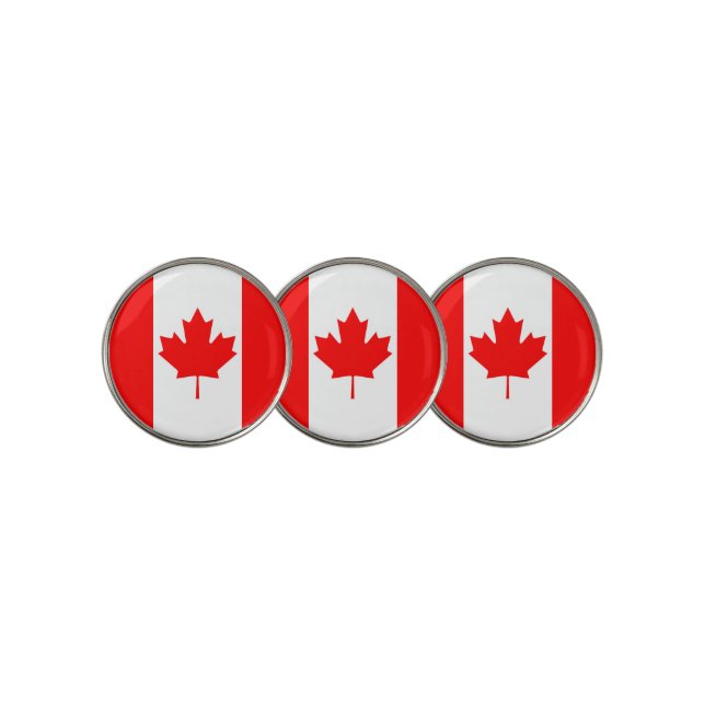Canada Flag Golf Ball Marker (3 Up)