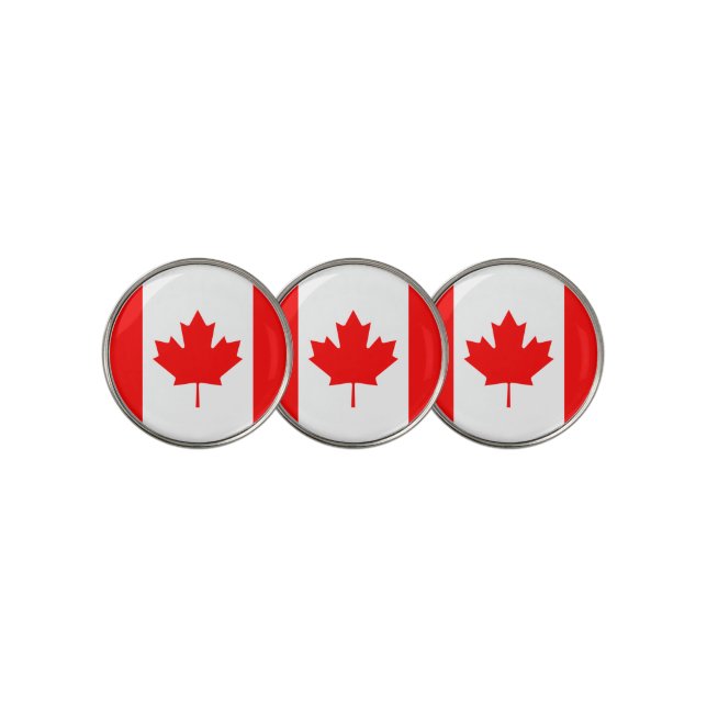 Canada Flag Golf Ball Marker (3 Up)