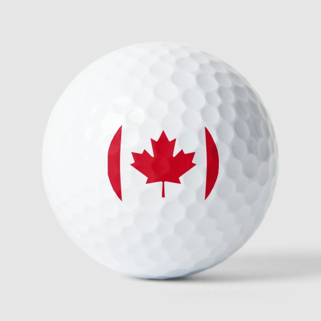Canada Flag Golf Balls (Front)