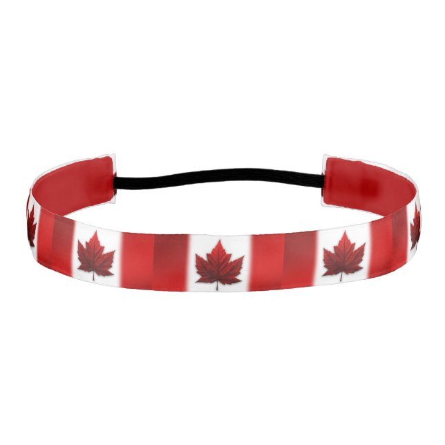 Canada Flag Headbands Canada Souvenir Hair Bands (Front)