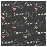 Canada Flag Heart, Canadian Flag Fabric