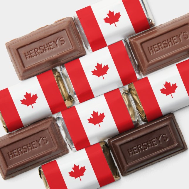 Canada flag hershey's miniatures (Assorted)