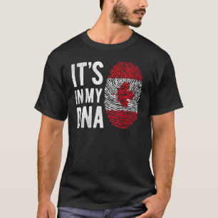 Canada Flag Its In My Dna Canadian Pride Men Wome T-Shirt