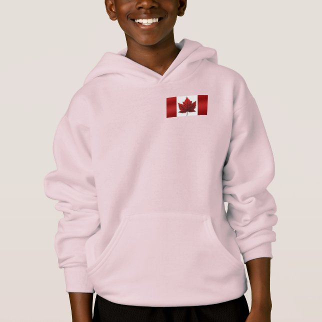 Canada Flag Jacket Personalized Souvenir Hoodies (Front)