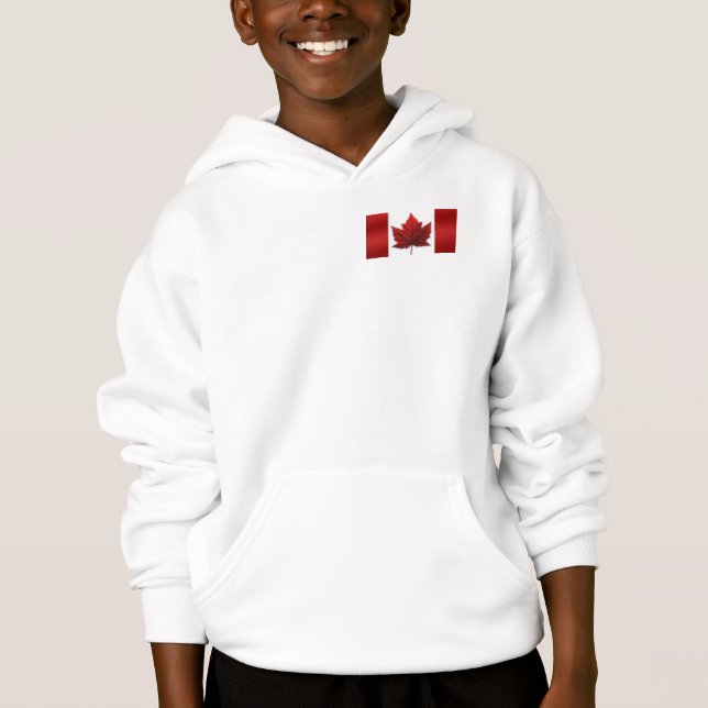 Canada Flag Jacket Personalized Souvenir Hoodies (Front)