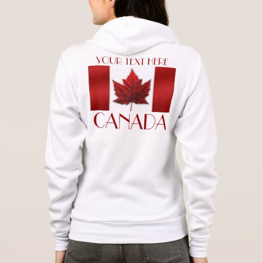 Canada Flag Jacket Personalized Souvenir Jacket | Zazzle.com